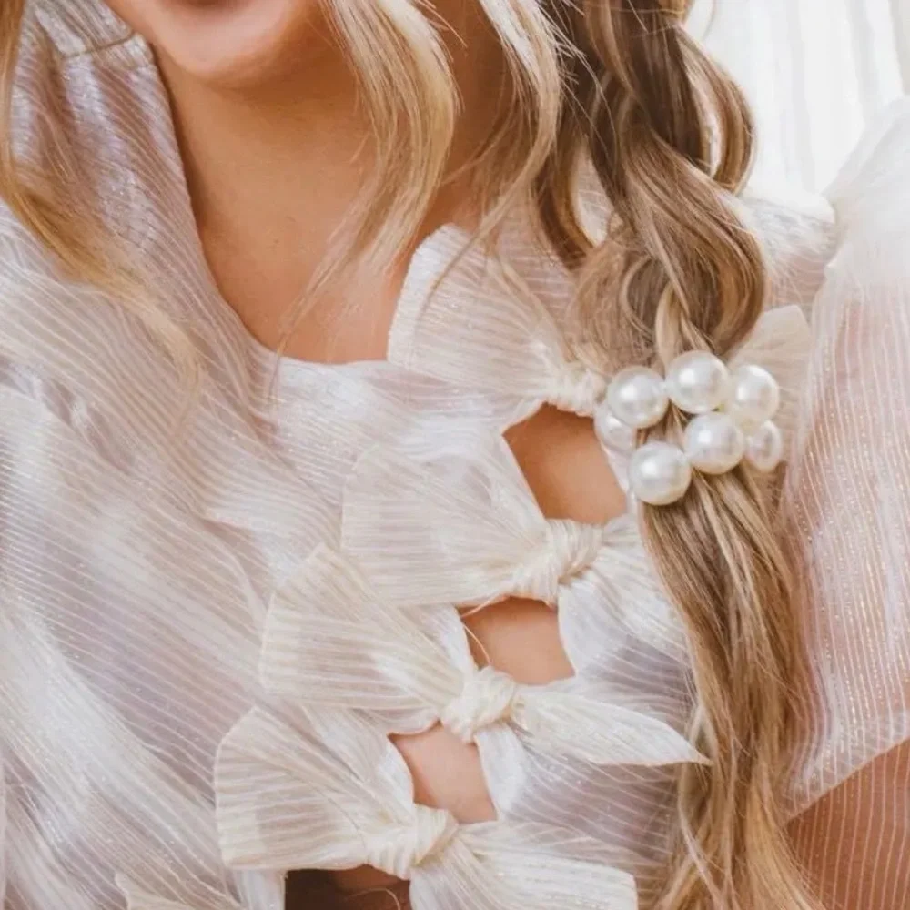 Chunky Pearl Ponytail (3109)